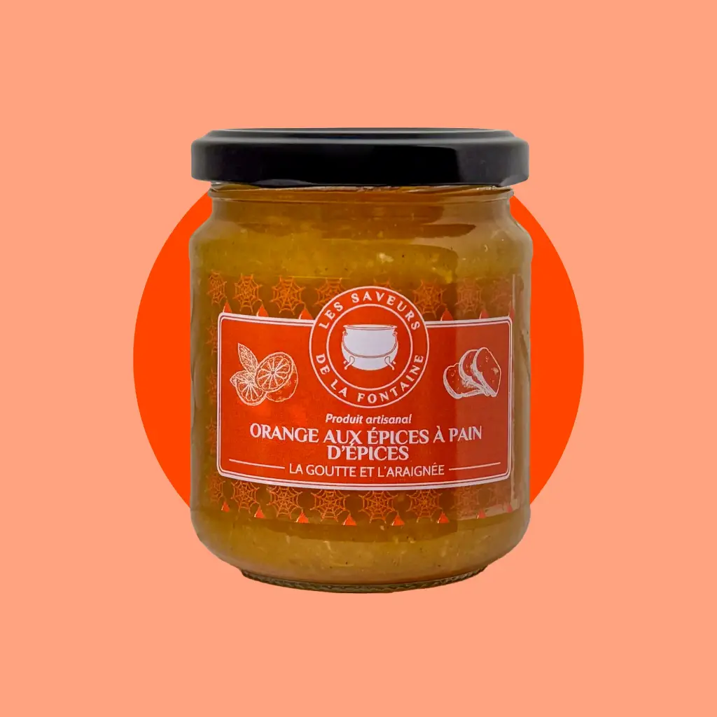 Orange aux épices à pain d'épices - La Goutte et l'Araignée