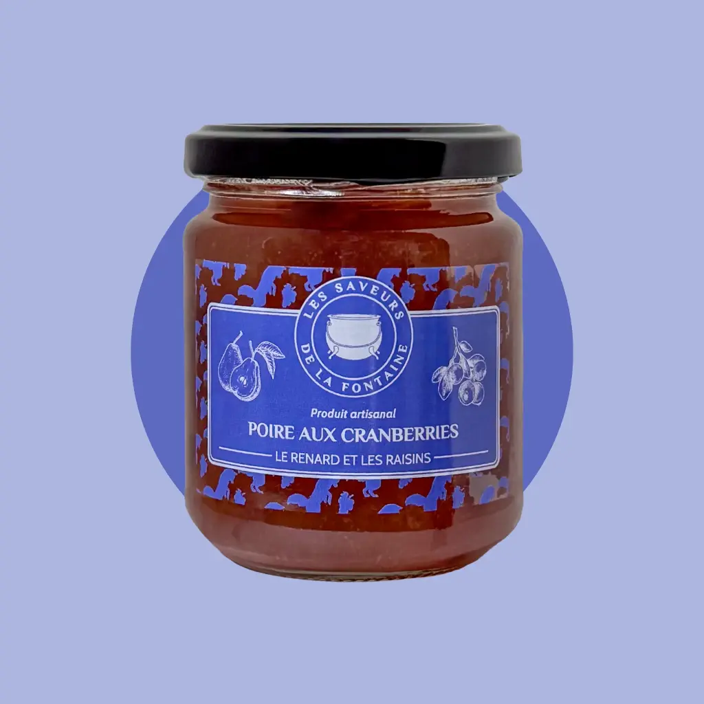 Poire aux Cranberries - Le Renard et les Raisins