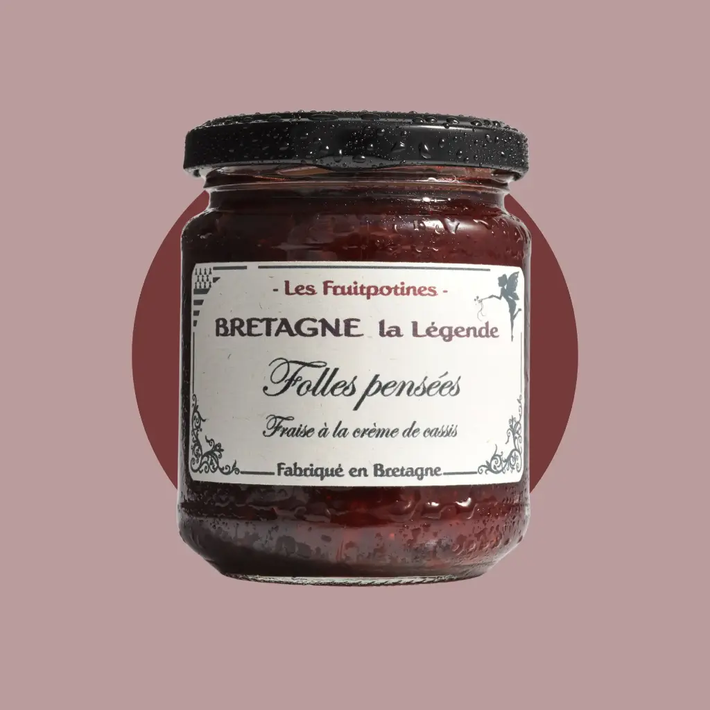 Fraise à la crème de cassis - Folles Pensées