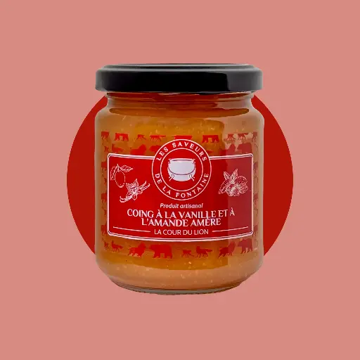 Coing à la vanille et à l'amande amère - La Cour du Lion