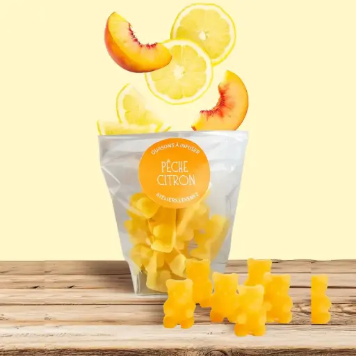 Oursons à infuser - Pêche Citron