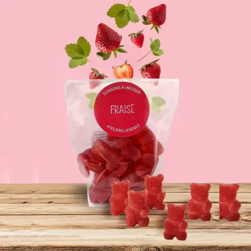 Oursons à infuser - Fraise