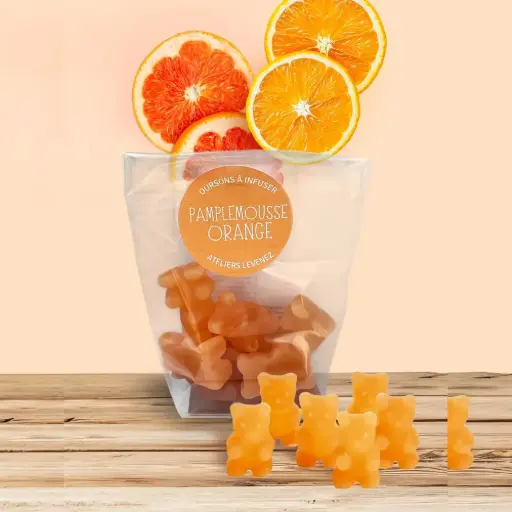 Oursons à infuser - Orange Pamplemousse